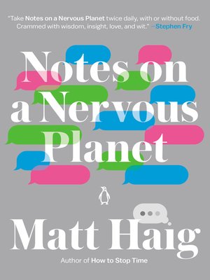 cover image of Notes on a Nervous Planet